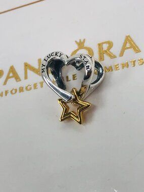 Pandora Lucky Star & Heart Charm